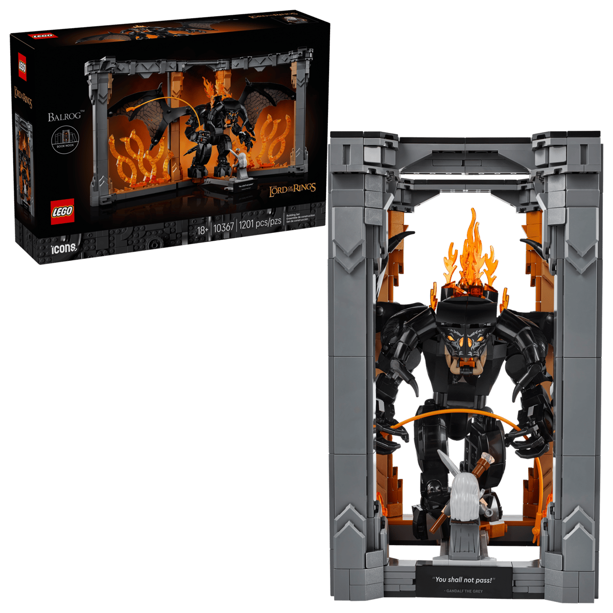 Lego The Lord of the Rings: Balrog Book Nook