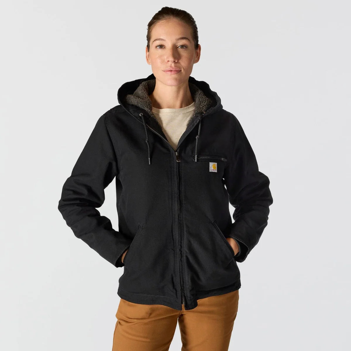 Carhartt Women's Iconic Washed Duck Sierra Jacket - Black