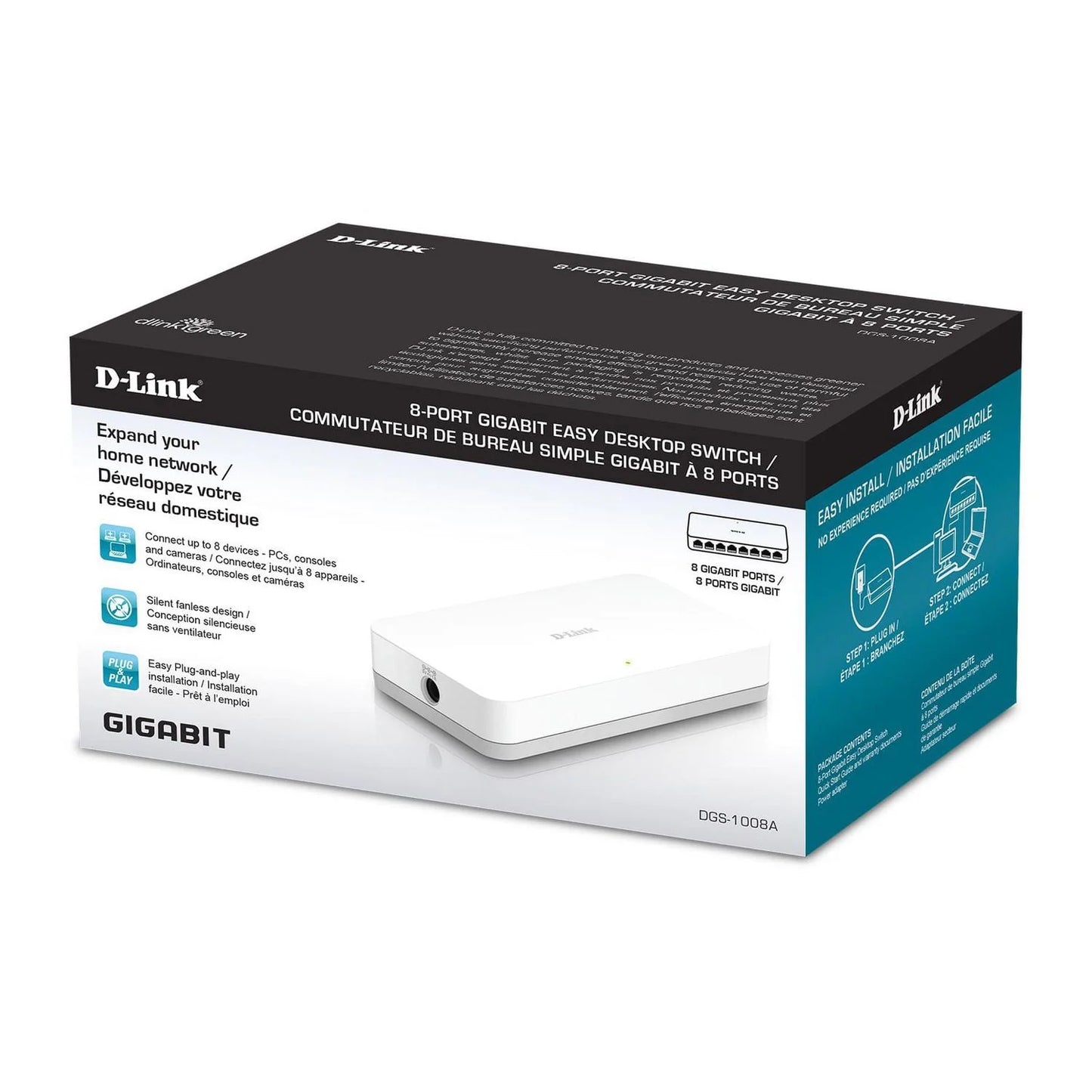 D-Link 5-Port Gigabit Easy Desktop Switch