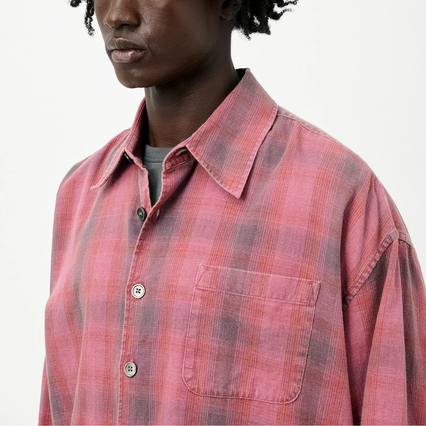 Our Legacy Borrowed Shirt - Idaho Flannel Check Mens
