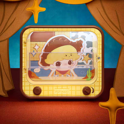 Pop Mart Dimoo Wolrd x Pixar Series TV-Shpaed Luminous Display Box