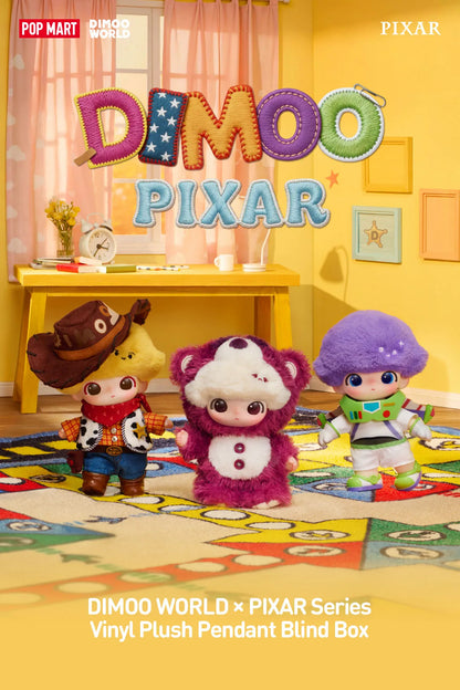 DIMOO WORLD × PIXAR Series - Vinyl Plush Pendant Blind Box (Whole Set)