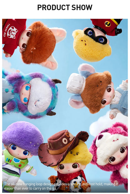 DIMOO WORLD × PIXAR Series - Vinyl Plush Pendant Blind Box (Whole Set)