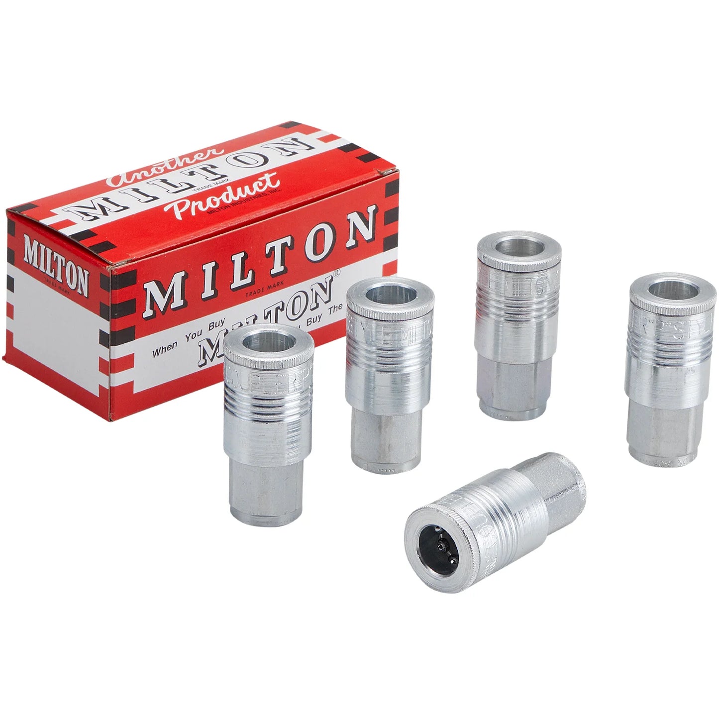 Milton Industries P-Style Coupler 1/4" FNPT - 5 Pack