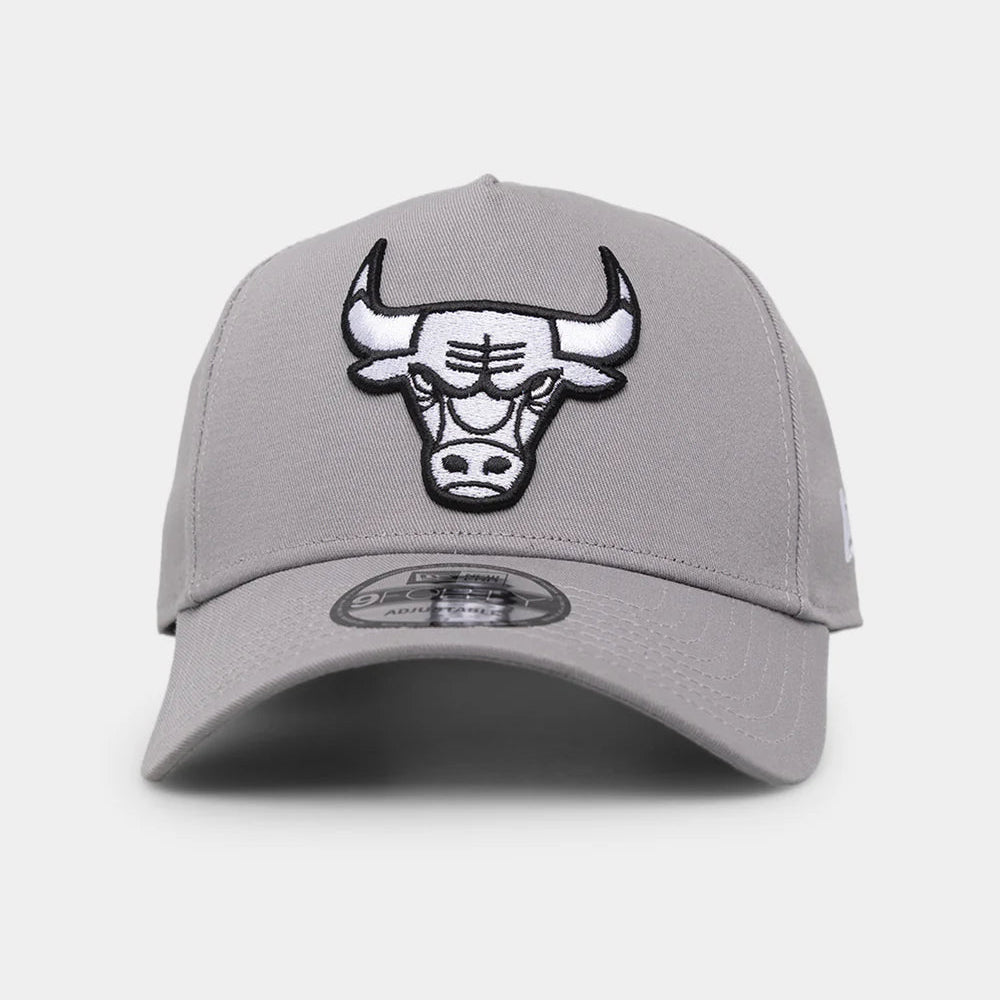 Chicago Bulls New Era 9Fifty A-Frame Snapback - Storm Gray / Kelly Green
