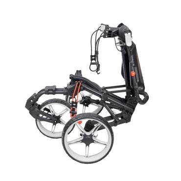 Caddytek - Auto fold/unfold Compact 3 Wheel Golf Push Cart with Cooler Bag