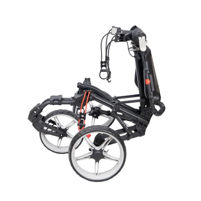 Caddytek - Auto fold/unfold Compact 3 Wheel Golf Push Cart with Cooler Bag