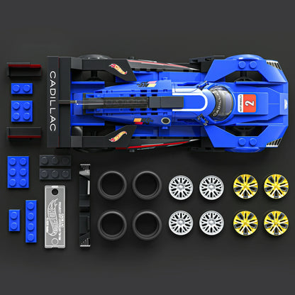 Mattel Brick Shop Hot Wheels Cadillac Project GTP Hypercar Building Toy Kit (236 Pieces)