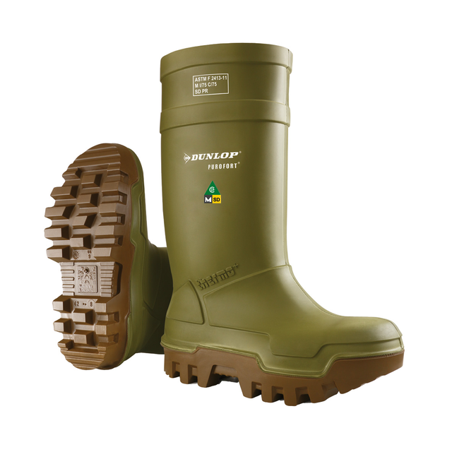 Dunlop Purofort Thermo+ Full Safety Green/Brown