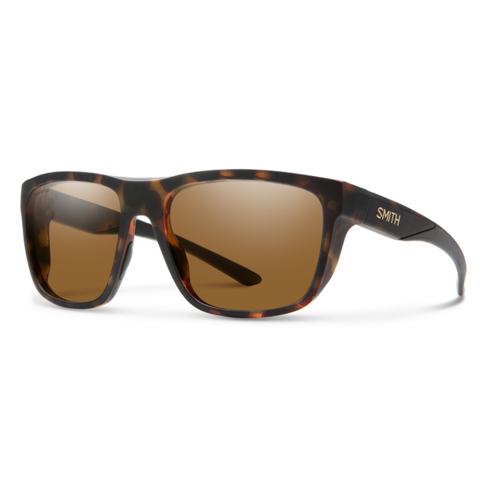Smith Barra Sunglasses - Matte Tortoise + ChromaPop Polarized Brown Lens