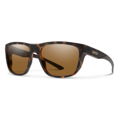 Smith Barra Sunglasses - Matte Tortoise + ChromaPop Polarized Brown Lens