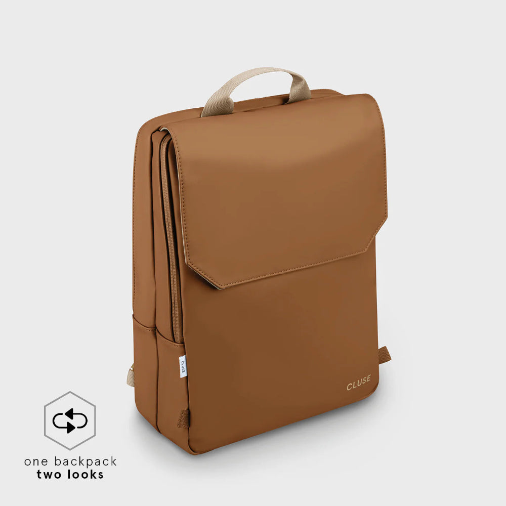 CLUSE Le Réversible Backpack - Camel Beige