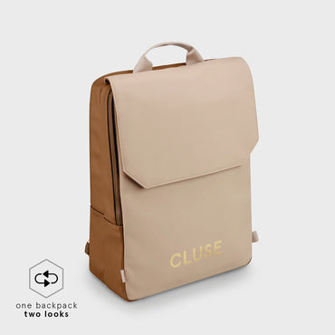 CLUSE Le Réversible Backpack - Camel Beige