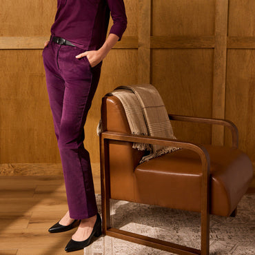 Northern Reflections Corduroy Straight-Leg Pant