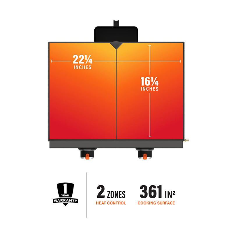 Blackstone 22″ Omnivore Stainless Front Panel Tabletop Griddle - PICK UP ONLY