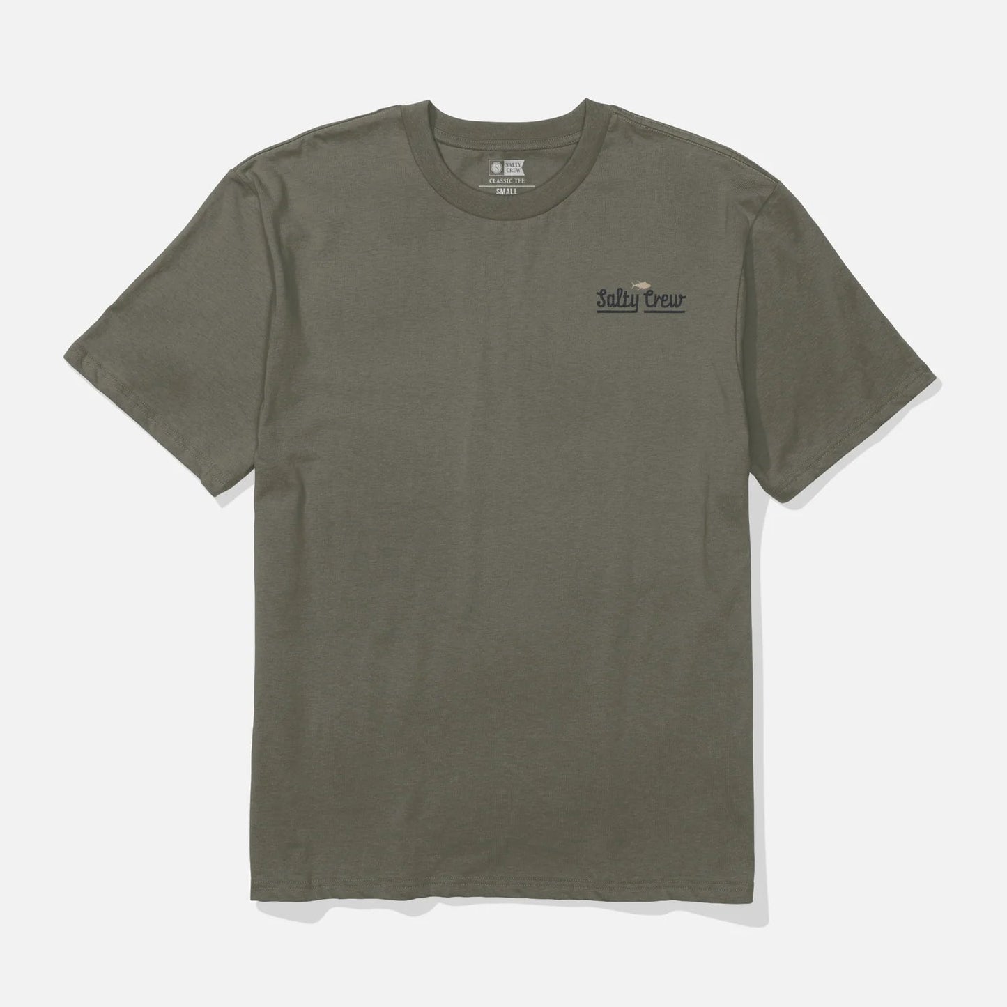 Salty Crew Men's Border Fill Classic Tee - Dusty Olive