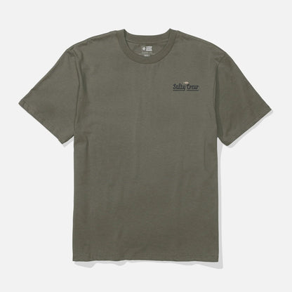Salty Crew Men's Border Fill Classic Tee - Dusty Olive