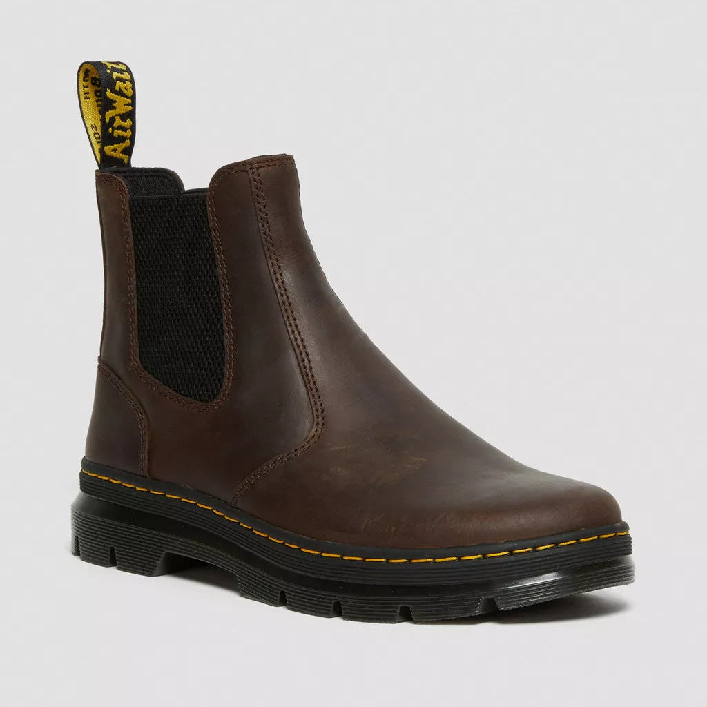 Dr. Martens Embury Crazy Horse Leather Casual Boots - Dark Brown