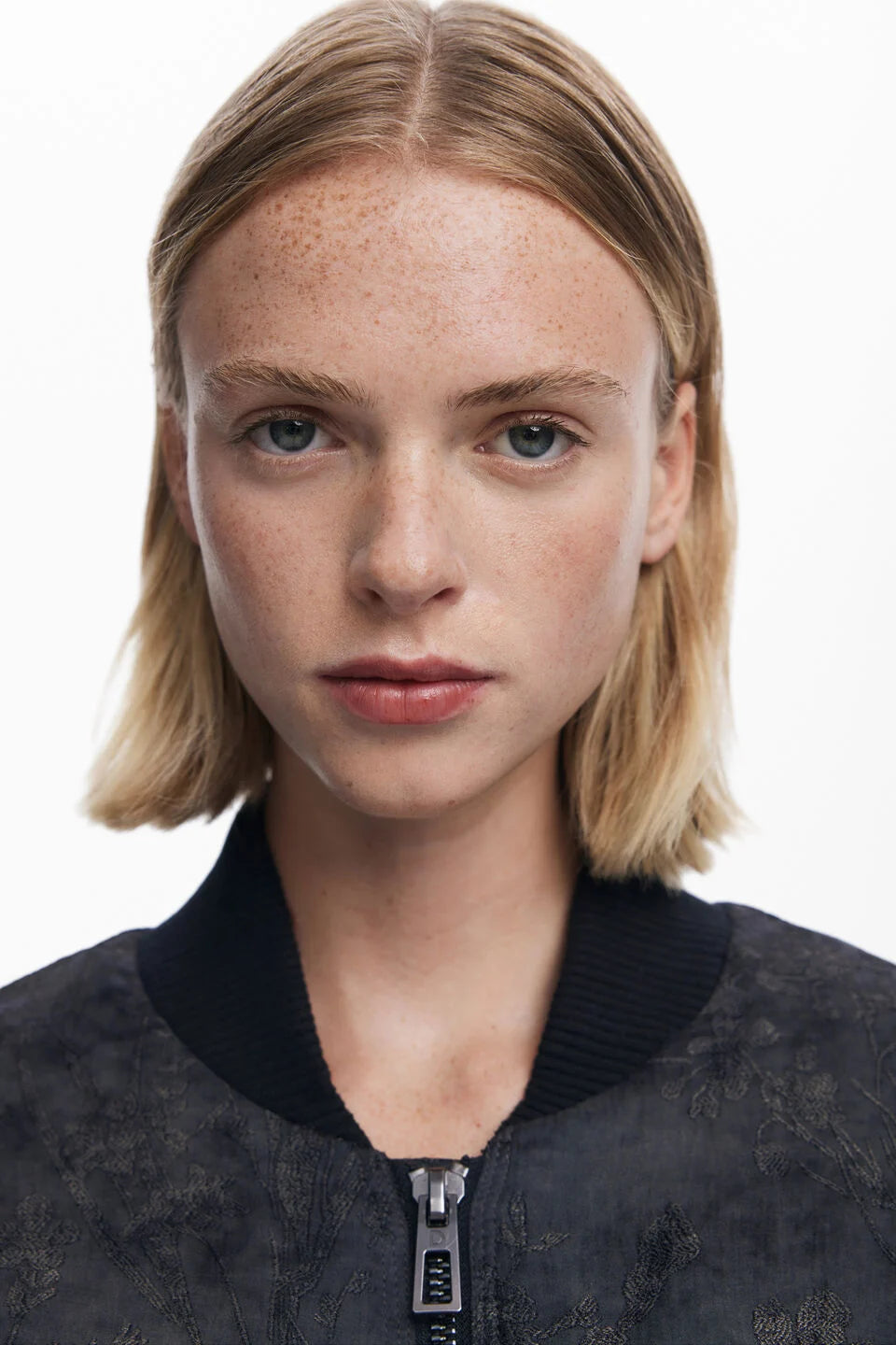 Desigual Embroidered Bomber Jacket