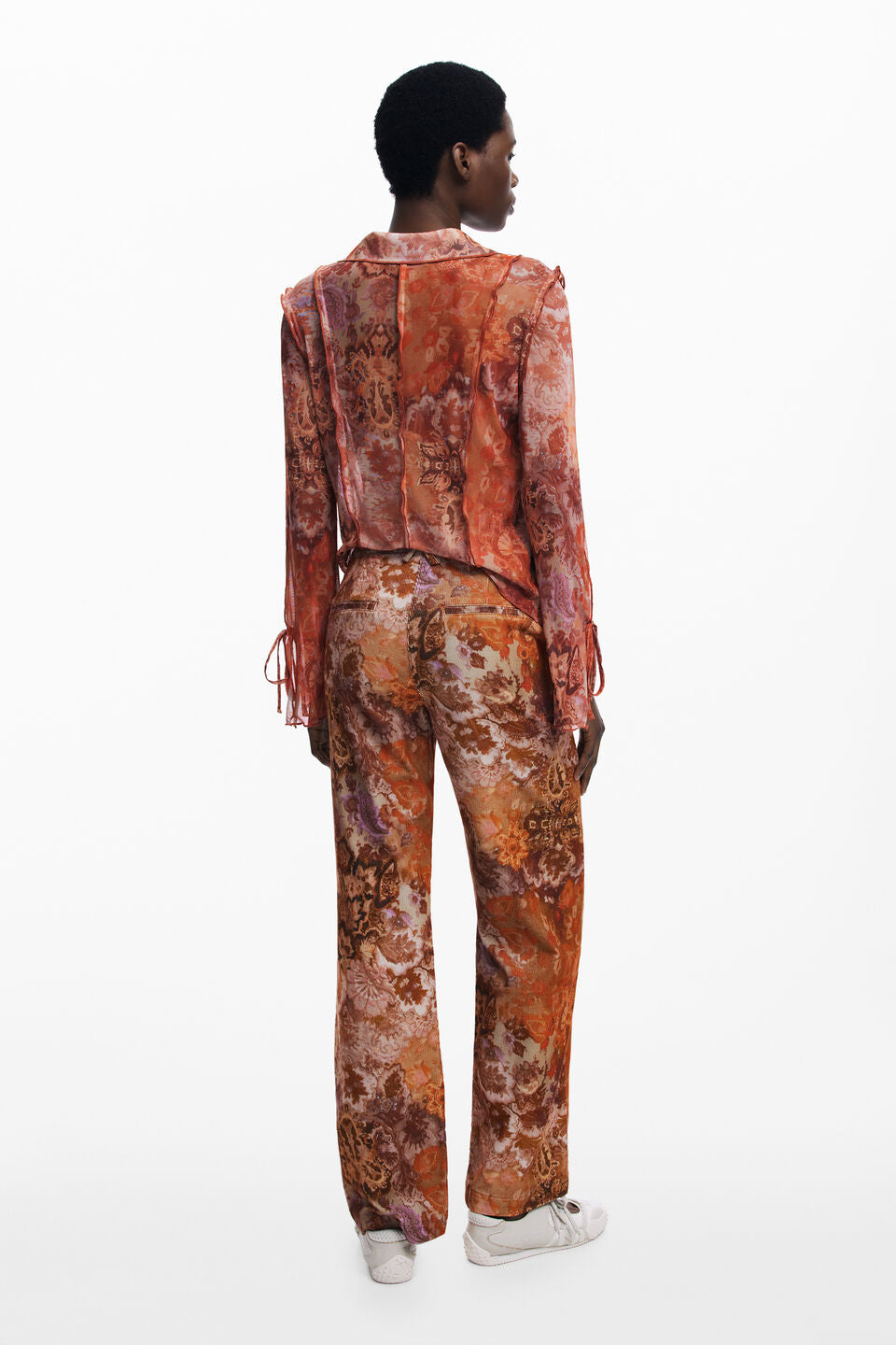 Desigual Paisley Corduroy Pants