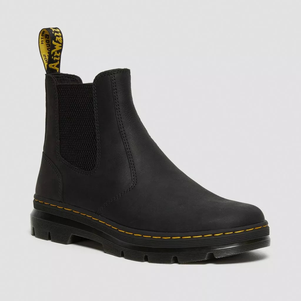 Dr. Martens Embury Leather Casual Chealsea Boots - Black