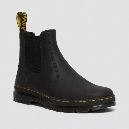 Dr. Martens Embury Leather Casual Chealsea Boots - Black