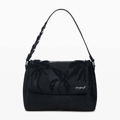 Desigual Medium Backpack Embroidered Charms - Black
