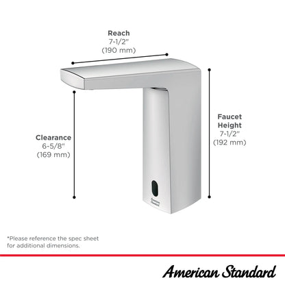 American Standard Selectronic Paradigm Selectronic Touchless Faucet, Base Model, 0.35 gpm/1.3 Lpm