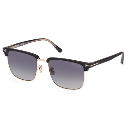 Tom Ford Hudson Sunglasses - Rose Gold/Black