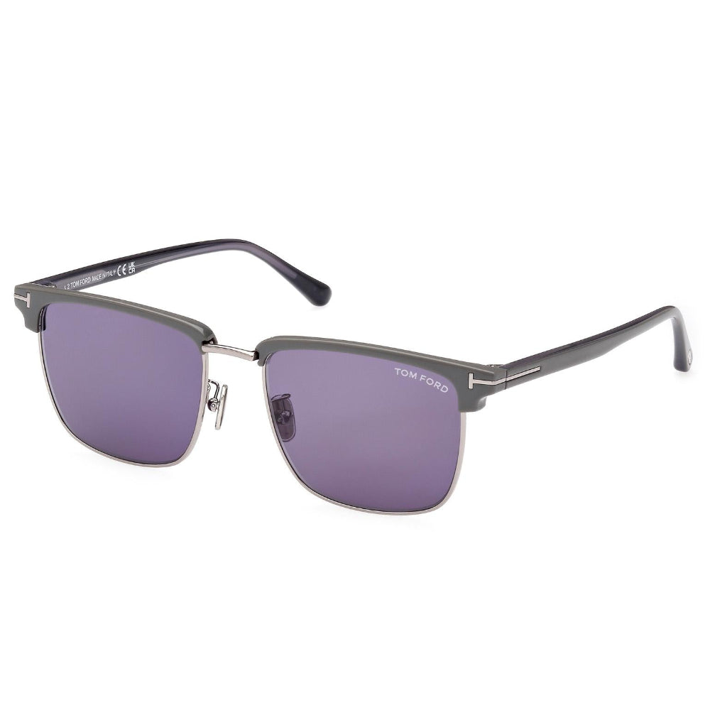 Tom Ford Hudson Sunglasses - Mastic/Blue