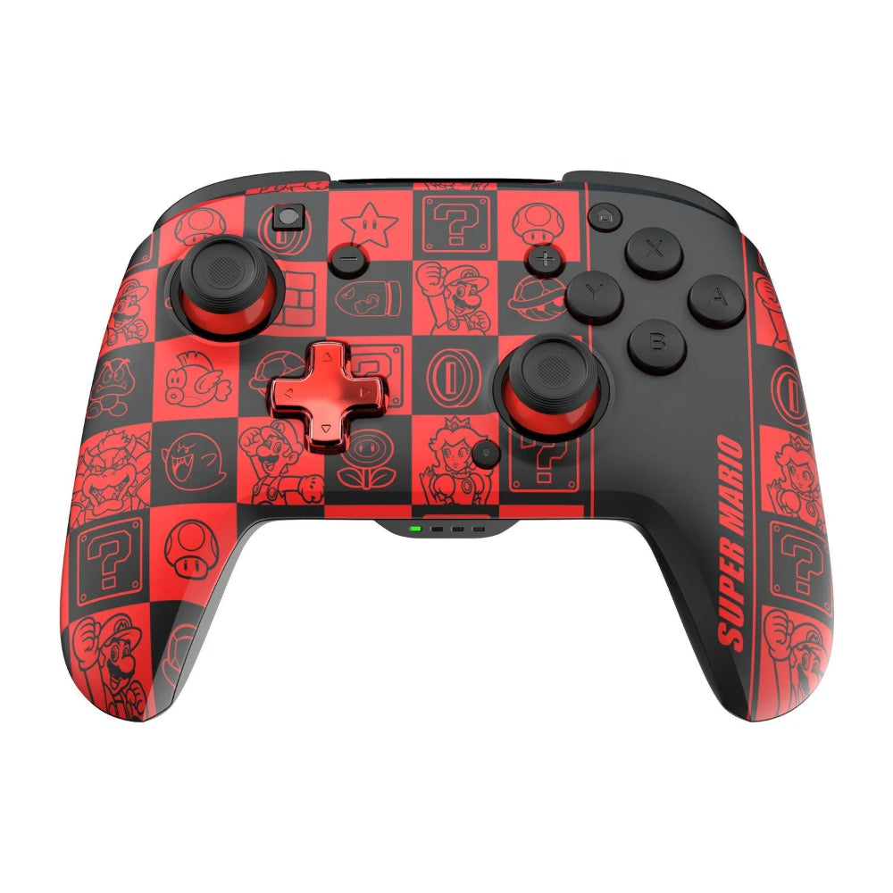 PDP REMATCH GLOW Wireless Controller: Super Icon - Nintendo Switch
