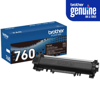 Brother TN760 High Yield Mono Laser Toner Cartridge - 3 Pack