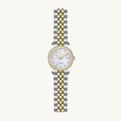 C&C Luxury Co. 31mm Classic Watch - Two Tone & Mother of Pearl