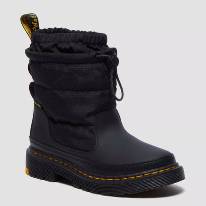 Dr. Martens Junior Cullen Fleece Lined Winter Boots - Black