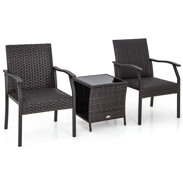 Costway 3-Piece Patio Conversation Set - PICK UP ONLY