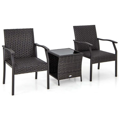 Costway 3-Piece Patio Conversation Set - PICK UP ONLY