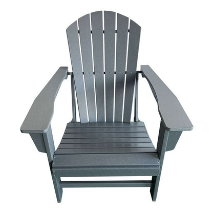 Think Patio Traditional Grey Resin Wood Patio Muskoka Chair - PICK UP ONLY