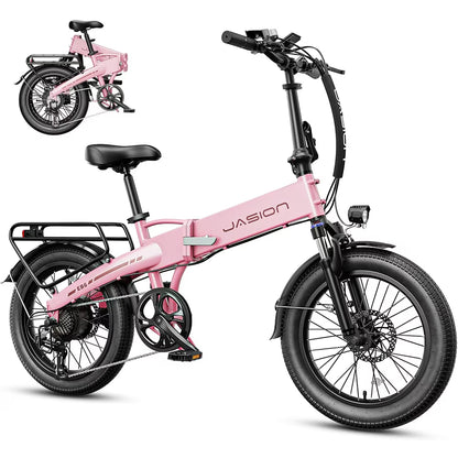 Jasion EB6 Electric Bike for Adults (Blush Pink) - PICK UP ONLY