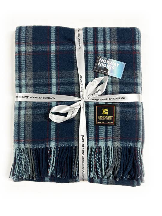 Patrick King Woollen Company Norway Night Deluxe Wool Blanket