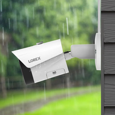 Lorex A14 4K IP Wired Bullet Security Camera with Listen-In Audio and Smart Motion Detection