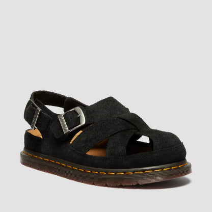 Dr. Martens Archive Fisherman Suede Sandals - Black