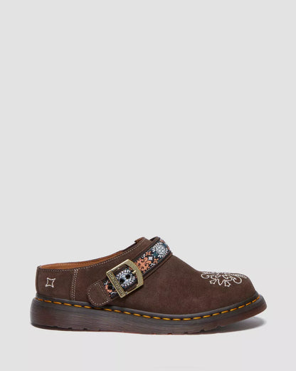 Dr. Martens Isham Suede and Jacquard Mules