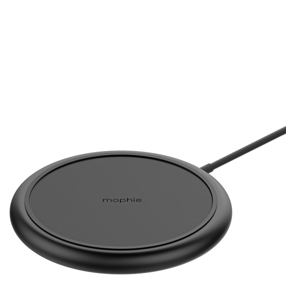 mophie Charge Stream Pad+ 10W Wireless Charging Pad for iPhone/Android - Black