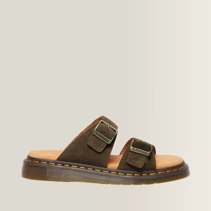Dr. Martens Josef Suede Sandals - Olive Green