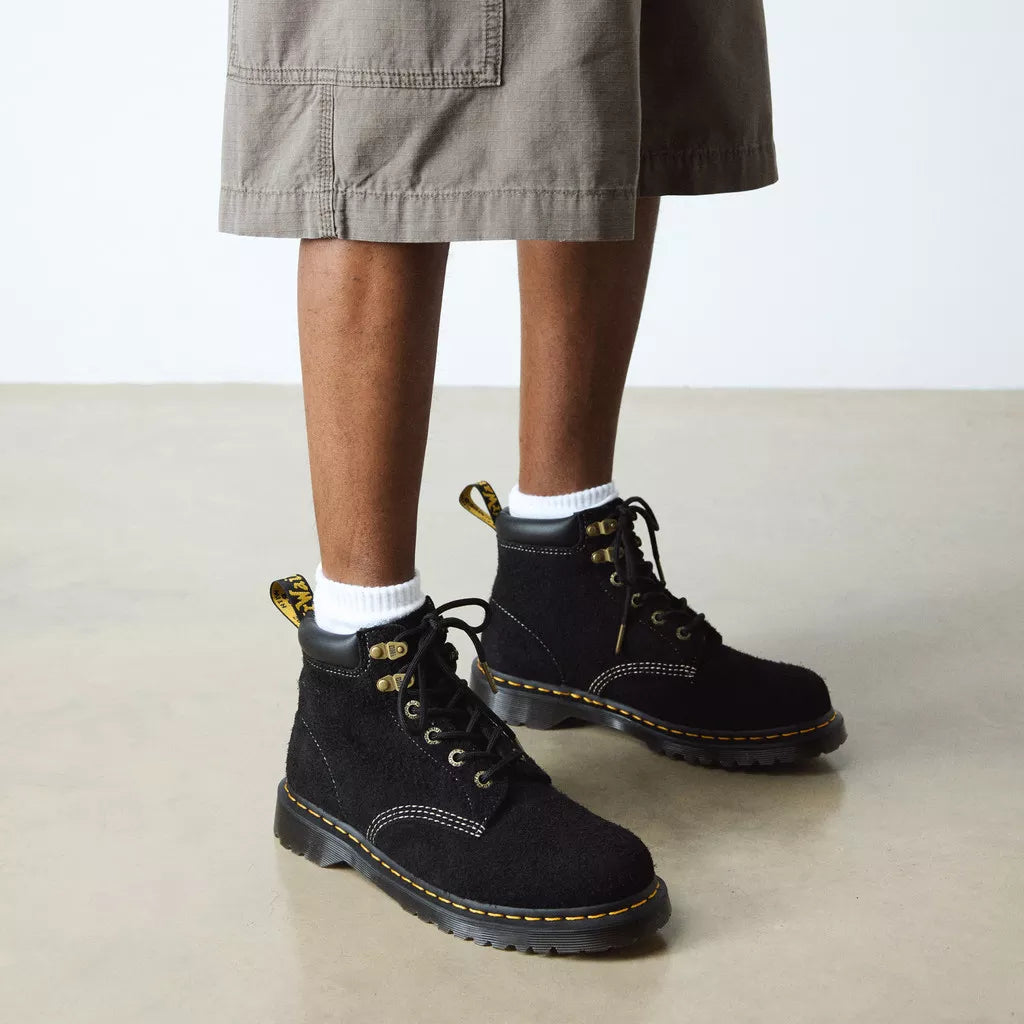 Dr. Martens 939 Boot Long Napped Suede - Black