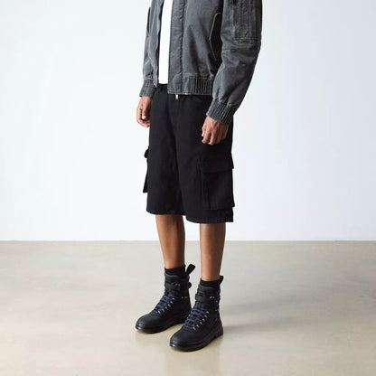 Dr. Martens Combs Tech WX Boots - Black & Blue