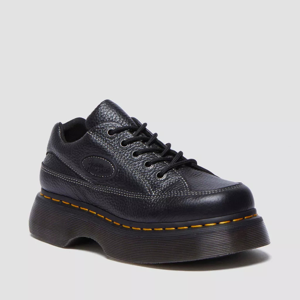 Dr. Martens Buzz 5-Eye Milled Nappa Leather Shoes - Black