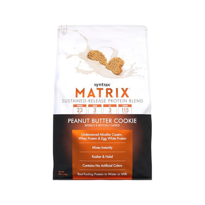 Syntrax Nutrition Matrix Sustained-Release Protein Blend - Peanut Butter Cookie 2lb