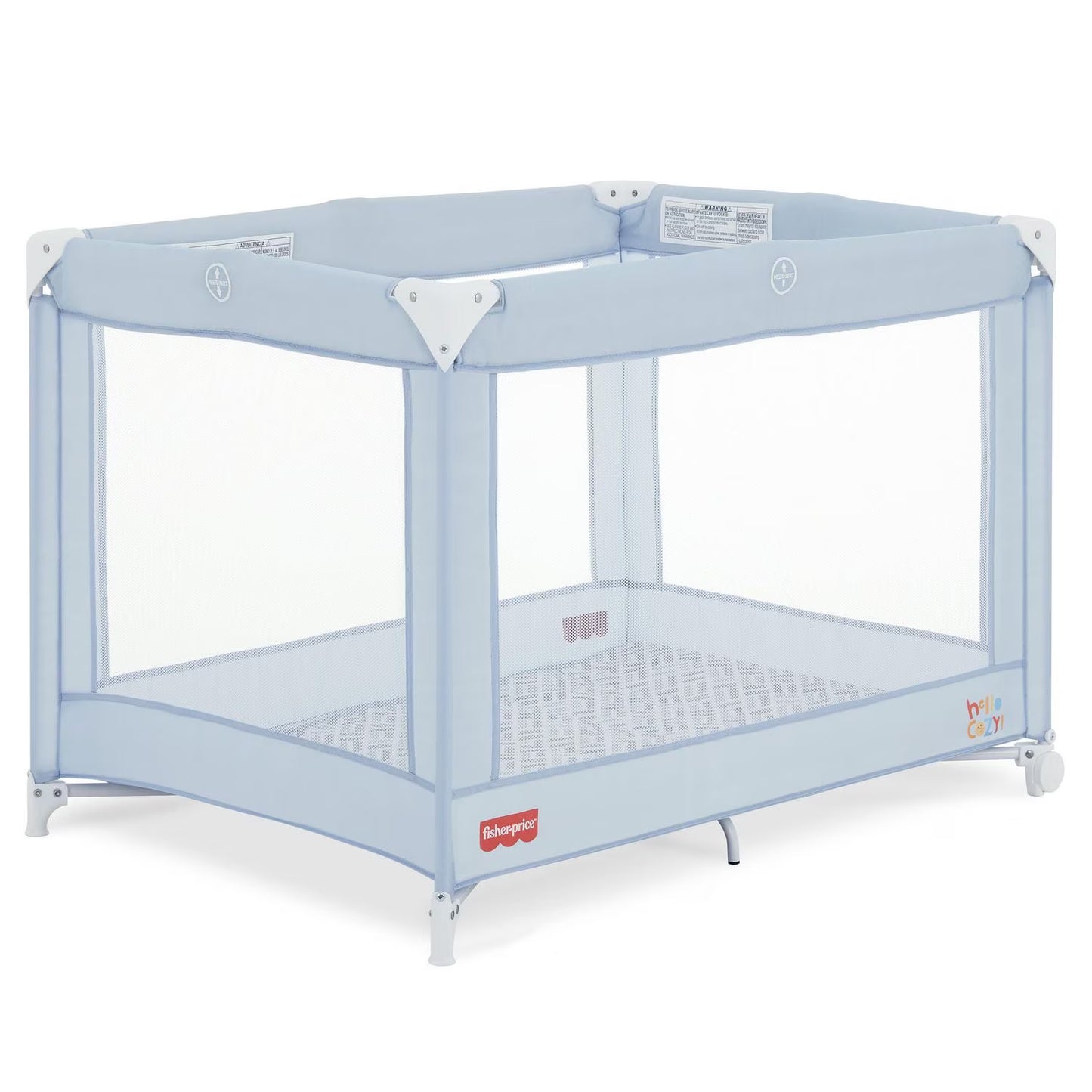 Fisher Price Play All Day Playard By Dream On Me - Moonmist Blue