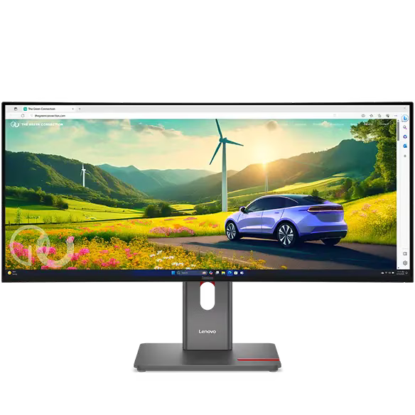 ThinkVision P34WD-40 34" WQHD Curved USB-C Docking Monitor